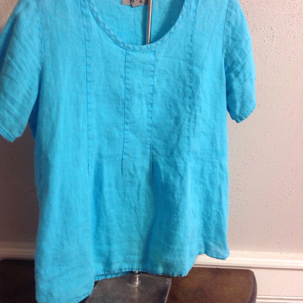 Flax women's small basic linen shirt